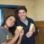 Carleton Students Enjoying Bread, Seville