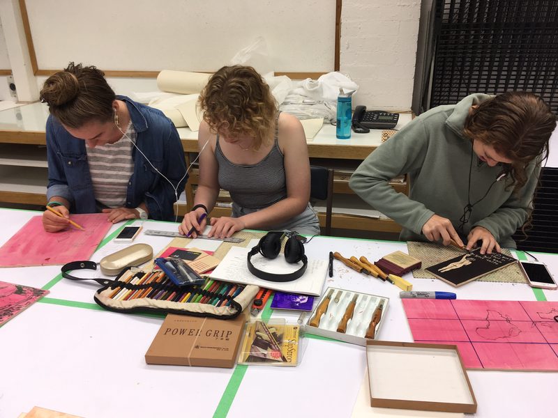 Working in the studio 2 - Winter 2017