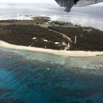 Flying into Lady Elliot Island in the Great Barrier Reef - Winter 2017