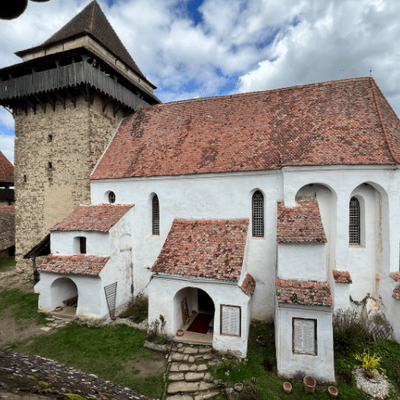Fortified Church at Viscri dating to the 12th century