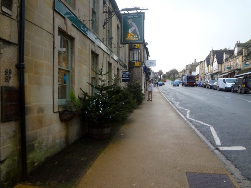 Walking the streets of a village in the Cotswolds
