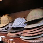 Deerstalker hats at the Sherlock Holmes Museum on Baker Street