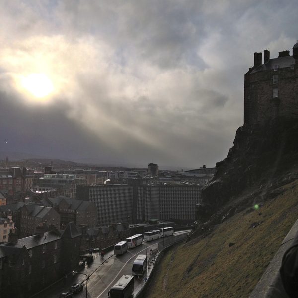 View from the top of the Royal Mile