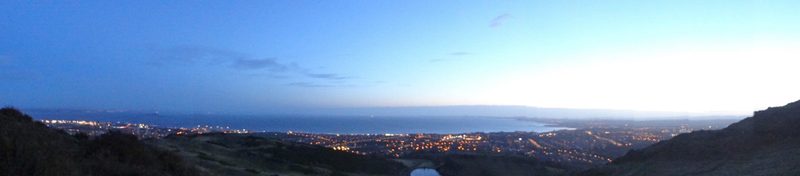 Dawn Over Edinburgh, Panoramic View