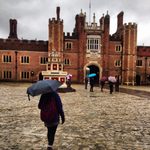 Umbrellas at Hampton Court Palace