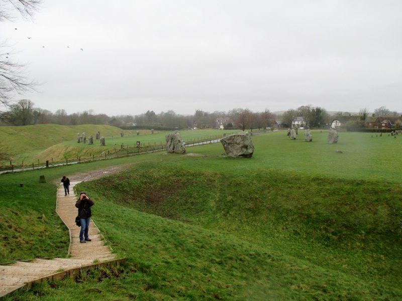 A rainy day at Avebury.