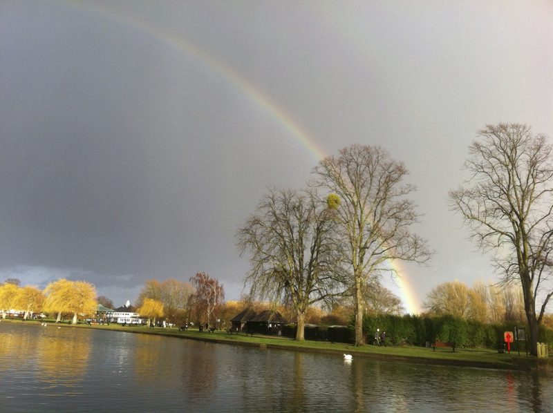 A rainbow in Stratford