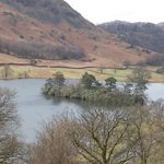 Hiking - A small island in a lake