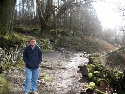 Richard hiking around Grasmere