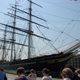 View of the Cutty Sark from land