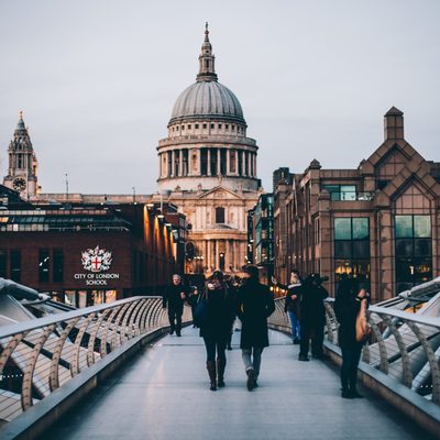 Millenium Bridge and St. Paul’s Cathedral London