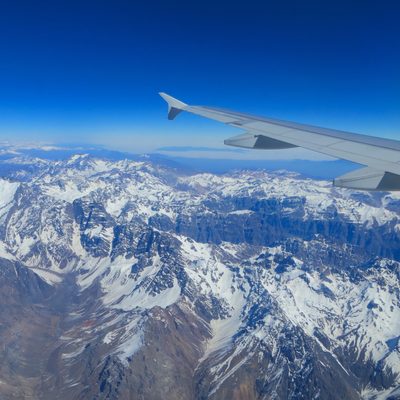 Andes mountains over Argentina