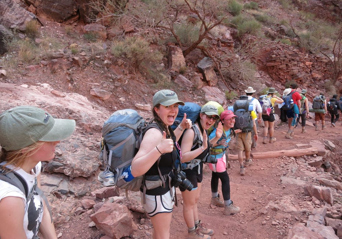 Hiking in along the South Kaibab Trail (2014)