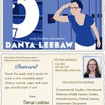 Danya Leebaw's trading card, 2012-2015