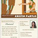 Kristin Partlo's trading card, 2012-2015