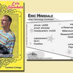 Eric Hinsdale's trading card, 2005-2006