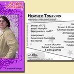 Heather Tompkins's trading card, 2005-2006