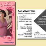 Ann Zawistoski's trading card, 2006-2007
