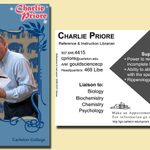 Charlie Priore's trading card, 2006-2007