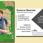 Carolyn Sanford's trading card, 2006-2007