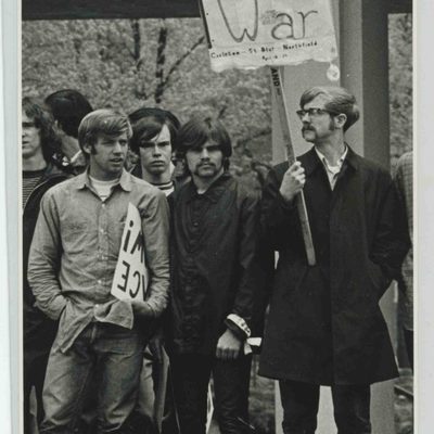 Students protesting the Vietnam War