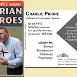 Charlie Priore's trading card, 2007-2009
