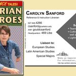 Carolyn Sanford's trading card, 2007-2009