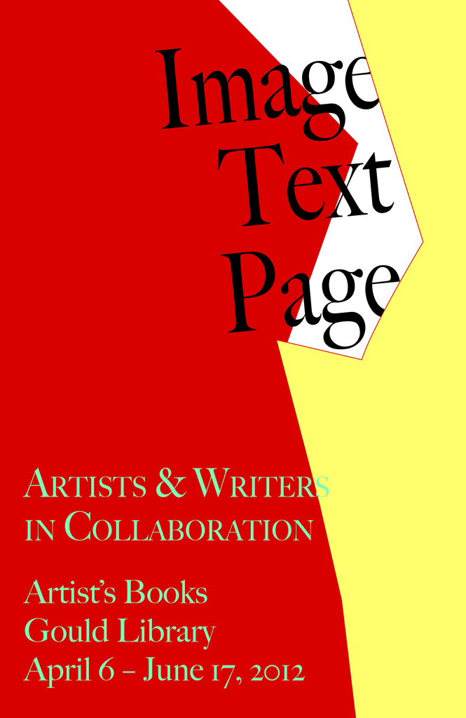 Image, Text, Page exhibition