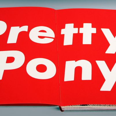 Stephen King and Barbara Kruger. My Pretty Pony
