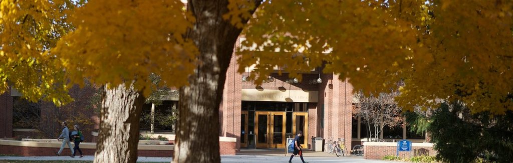 Gould Library in Autumn