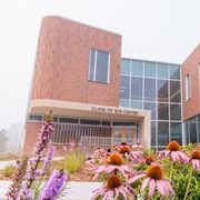 Southwest entrance to the Class of 1974 Center