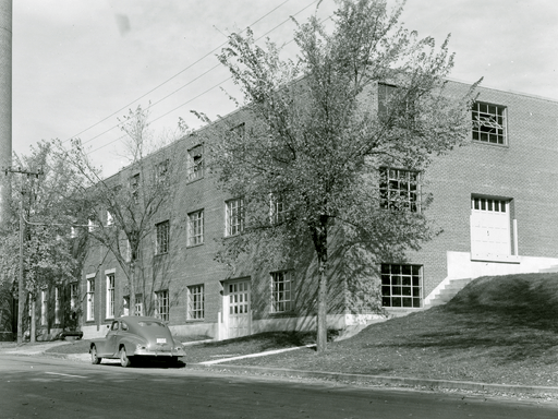 The new Facilities Shop, as it looks today, built in 1951