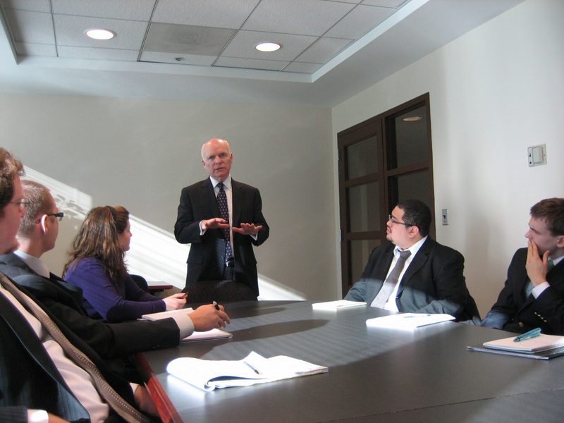 Brian Lamb in the Boardroom