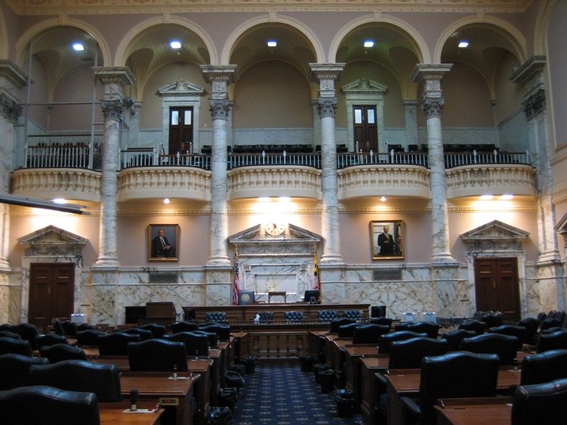 Inside the Maryland Statehouse