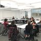 SLP panelists addressing questions from Students and Faculty in the Linguistics Department
