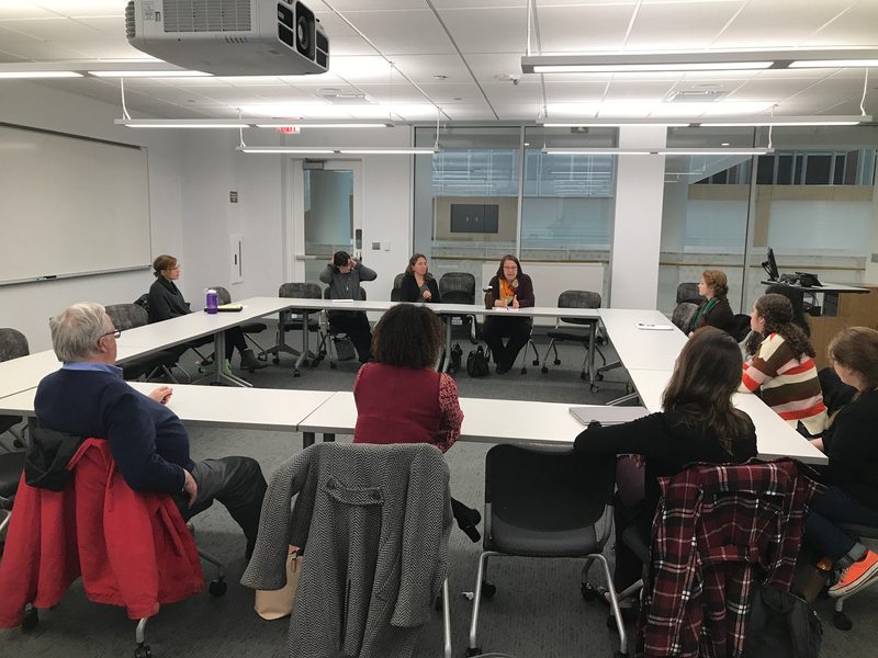 Students and Faculty attending Speech Language Pathologist Panel