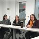 Panel of Speech Language Pathologists. Left: Betsy Martinez '92, Lesley Sylvan '02, Heather Scott '82