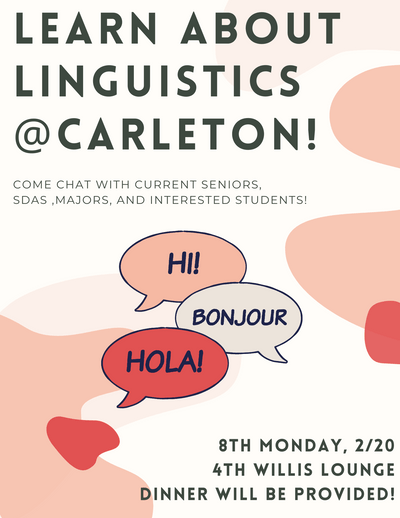 Learn about Linguistics dinner
