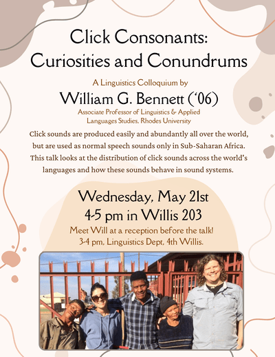 William Bennett '06 colloquium poster
