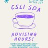 CSLI SDA advising hours!