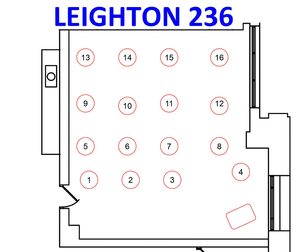 Leighton 236 seating assignment
