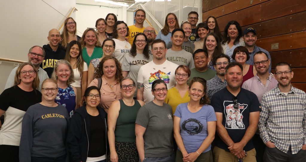 A group of people posed for a photo.