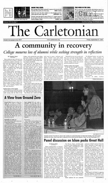 Reaction to September 11, 2001 (page 1 of 3)