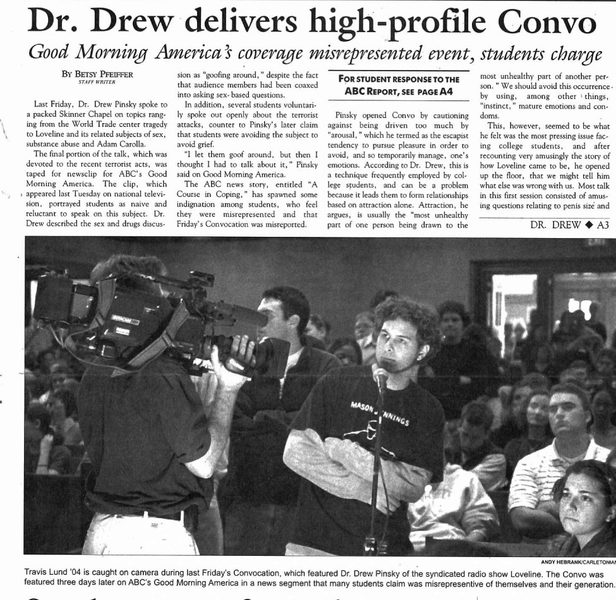 Dr. Drew Convocation (page 1 of 2)