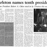 New president announced (page 1 of 2)