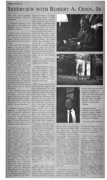 New president announced (page 2 of 2)