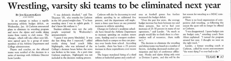 Sports team cuts (page 1 of 2)