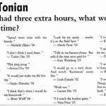 Tell the 'Tonian: Free Time