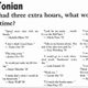 Tell the 'Tonian: Free Time