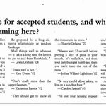 Tell the 'Tonian: Accepted Student Advice
